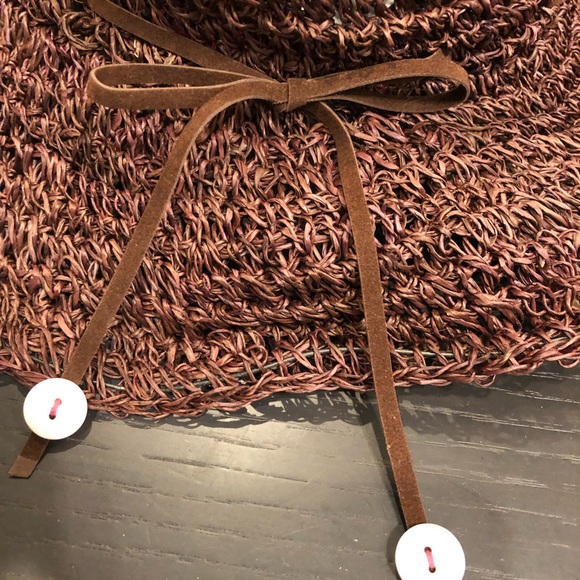 Michael Stars Brown Straw Hat - Picture 4 of 5